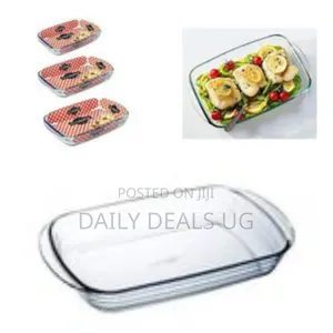 Pyrex Rectangle Glass Oven Serving Baking Dish - Colourless