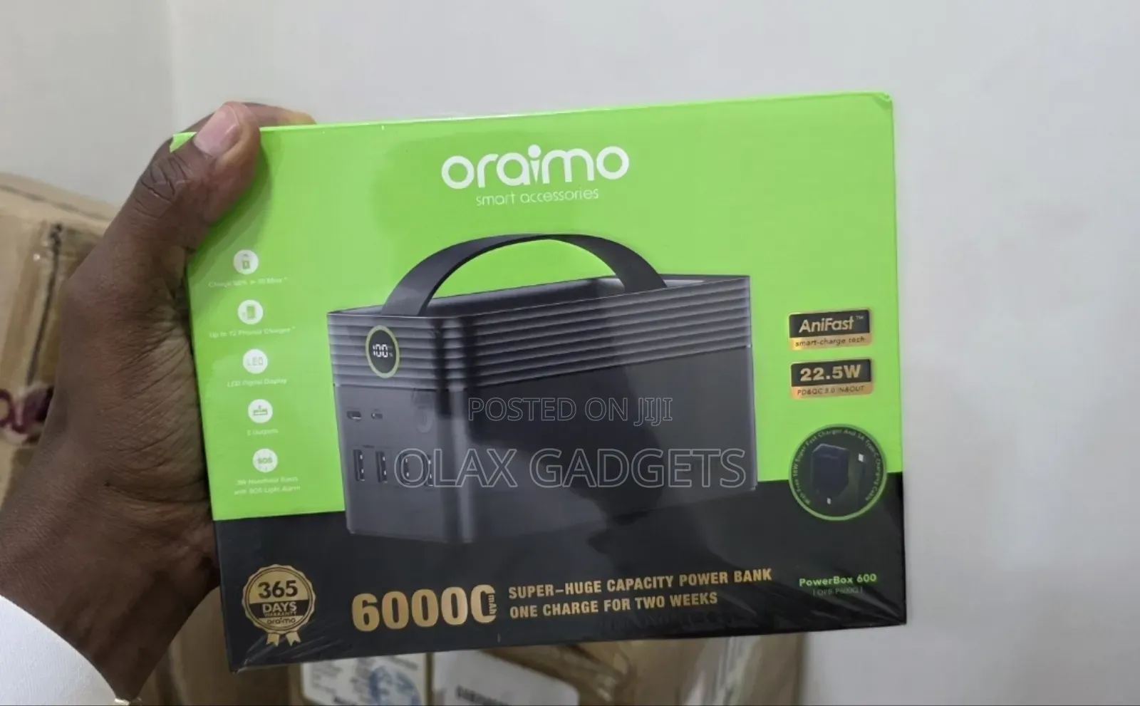 Oraimo Powerbox 600 60000mah 22.5w Power Bank