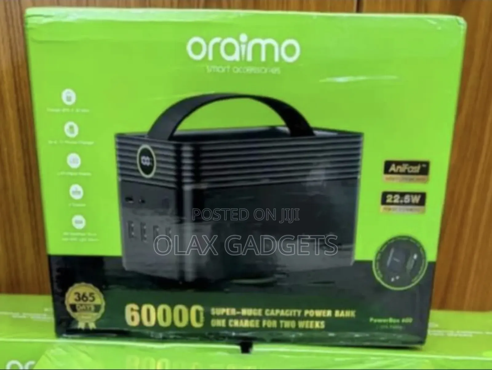 Oraimo Powerbox 600 60000mah 22.5w Power Bank