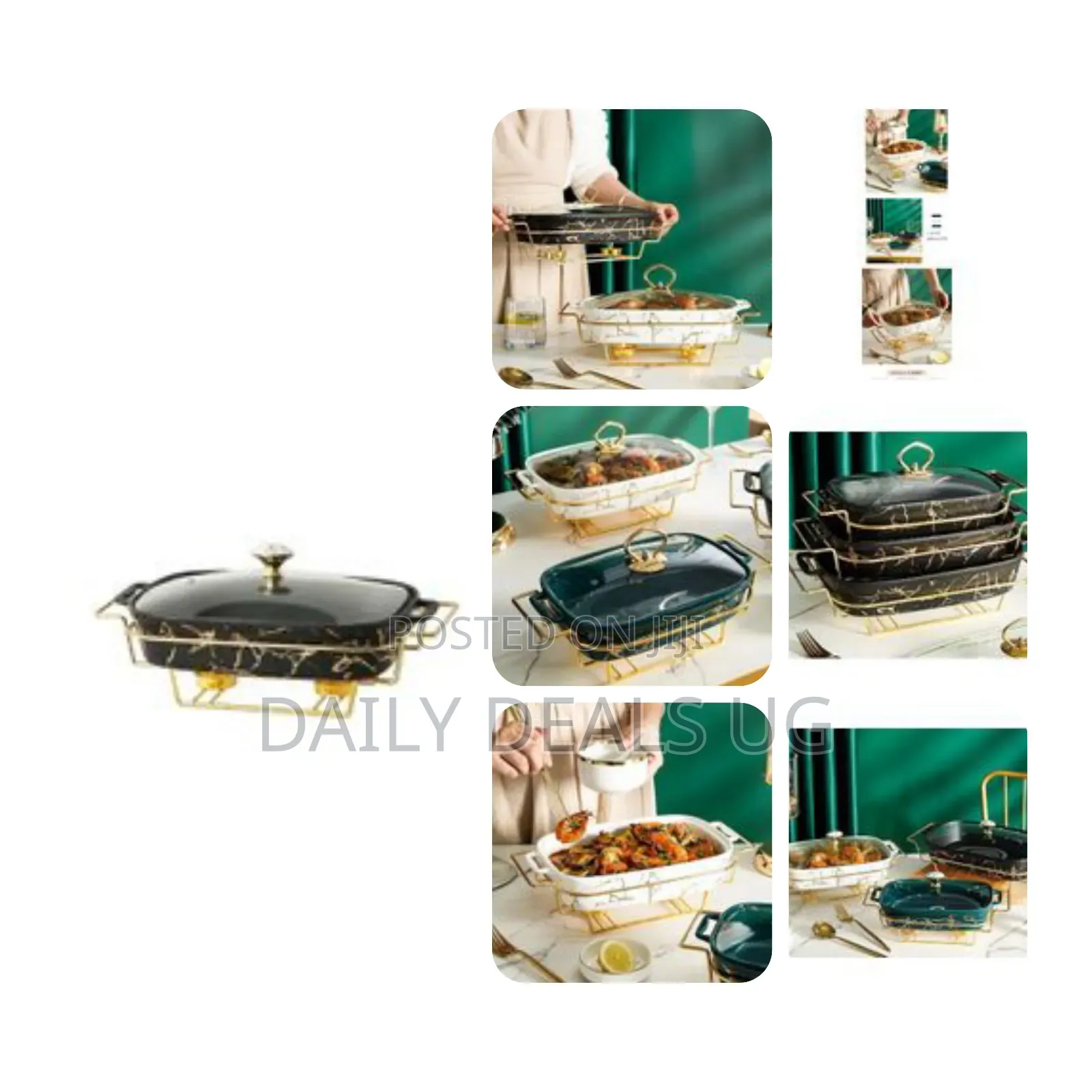3 Piece Same Color Nordic Rectangular Ceramic Casserole Dish