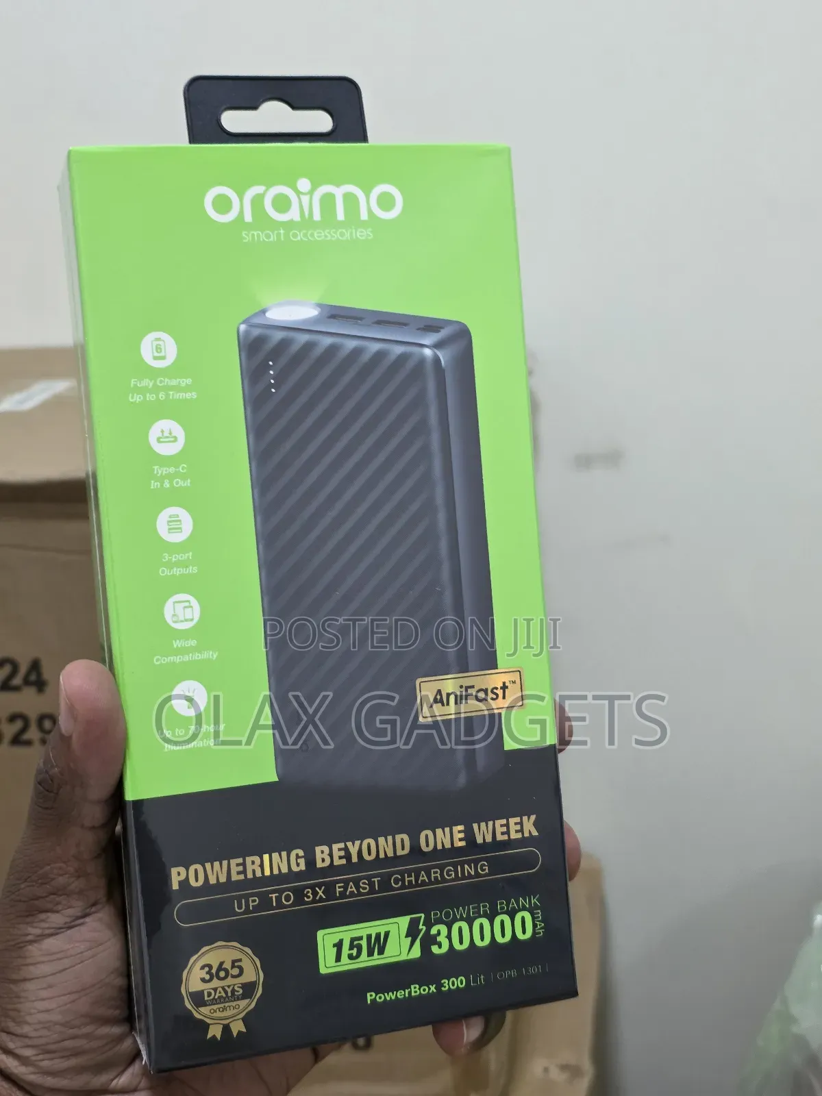 Oraimo Powerbox 300 Lit 30000mah 15w Power Bank