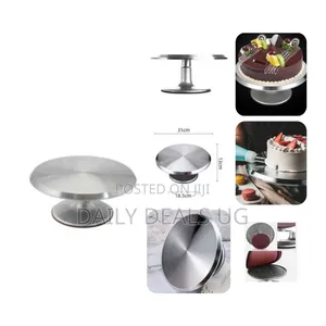 12 Inch Rotating Cake Decorating Revolving Pottery Stand Turntable