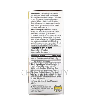 21st Century Honey Lime Herbal Slimminging Tea 48g, 24 Tea Bags