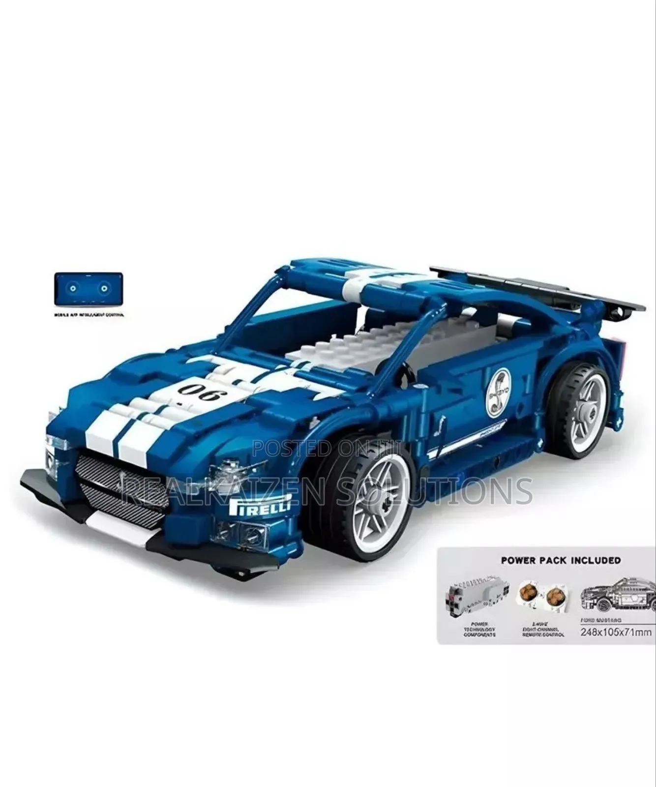 Jie Star Ff10017 Technic Pentium Ford Mustang 534 PCS Blocks