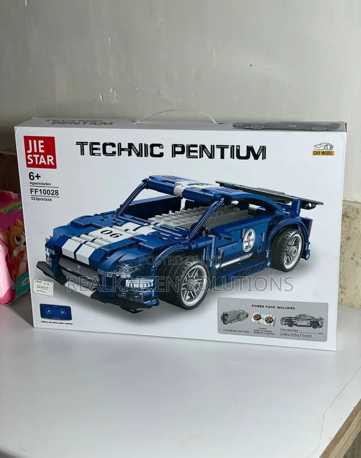 Jie Star Ff10017 Technic Pentium Ford Mustang 534 PCS Blocks