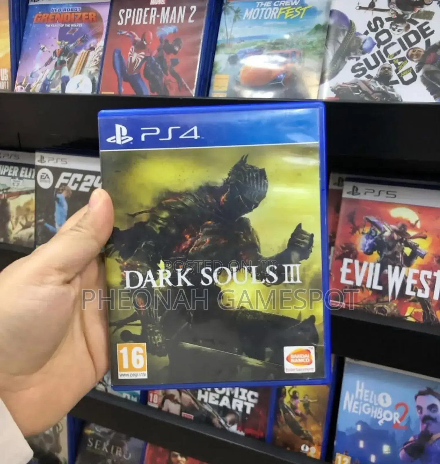 Ps4: Dark Souls 3 - Hardest Game. Get It Now.