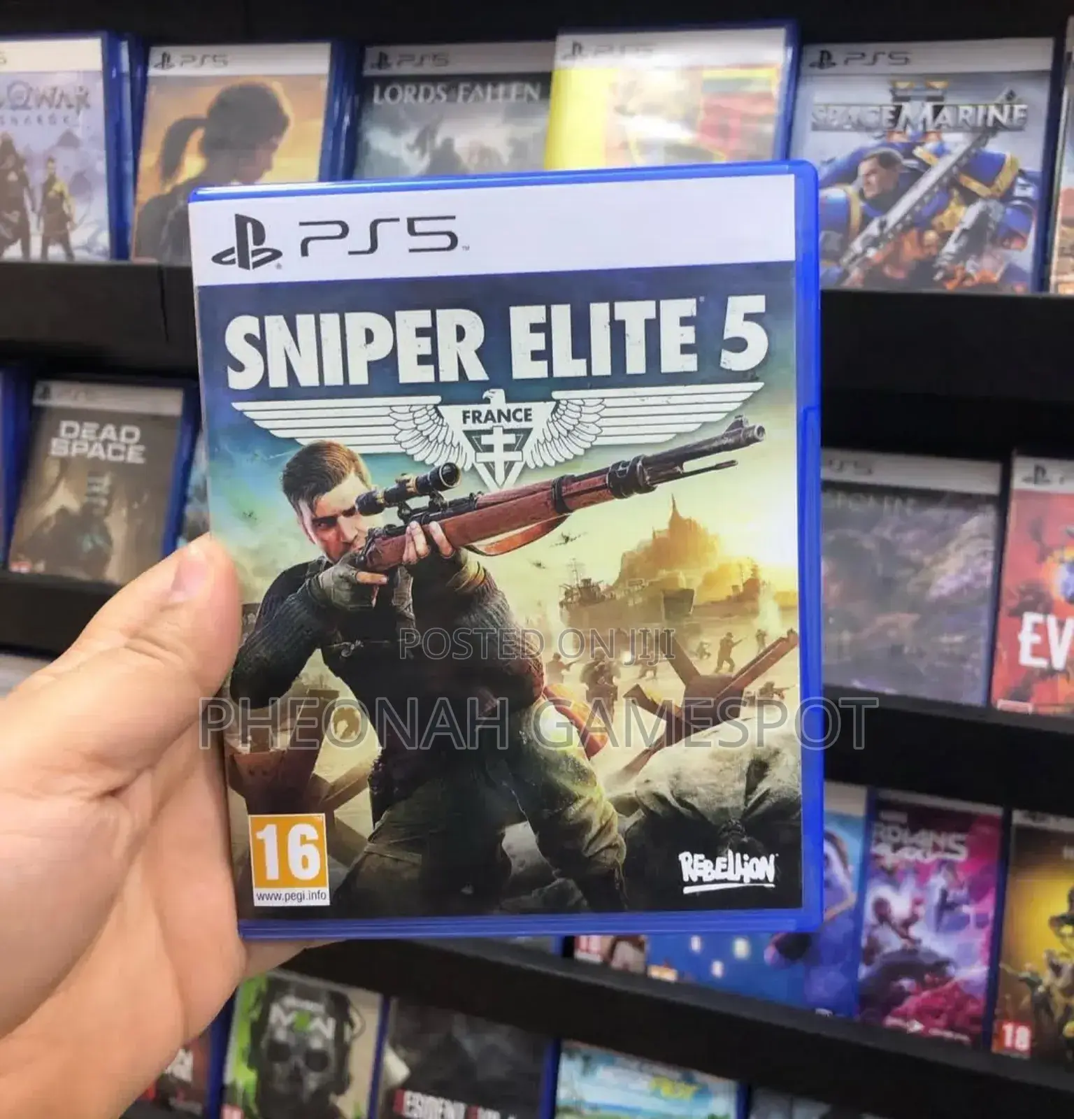 Sniper Elite Game Cd for Ps5