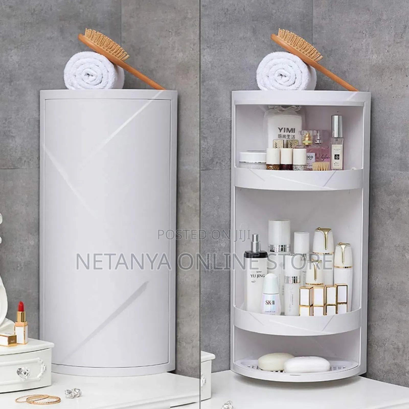 3 Tier Corner Rotating Organizer