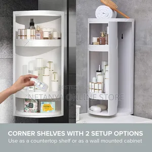 3 Tier Corner Rotating Organizer