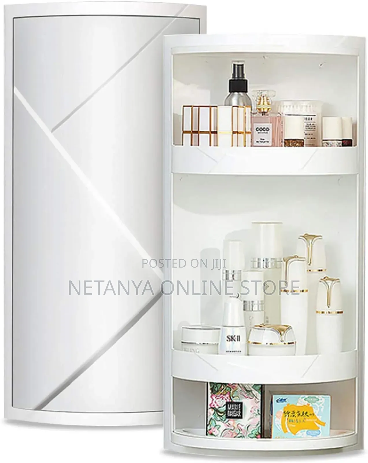 3 Tier Corner Rotating Organizer