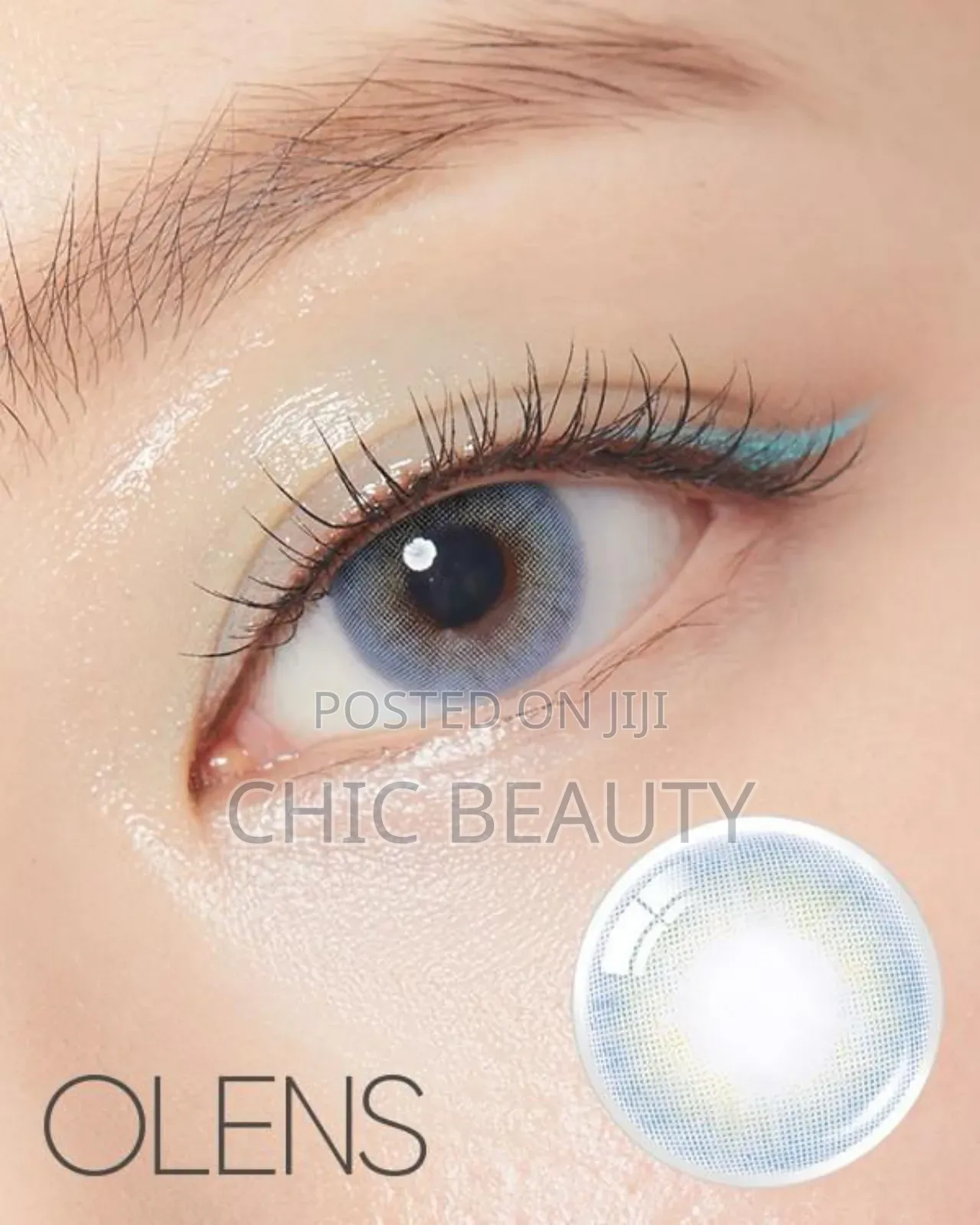 Olens Russian Velvet Blue 2 Eye Contact Lenses 1 Month Use