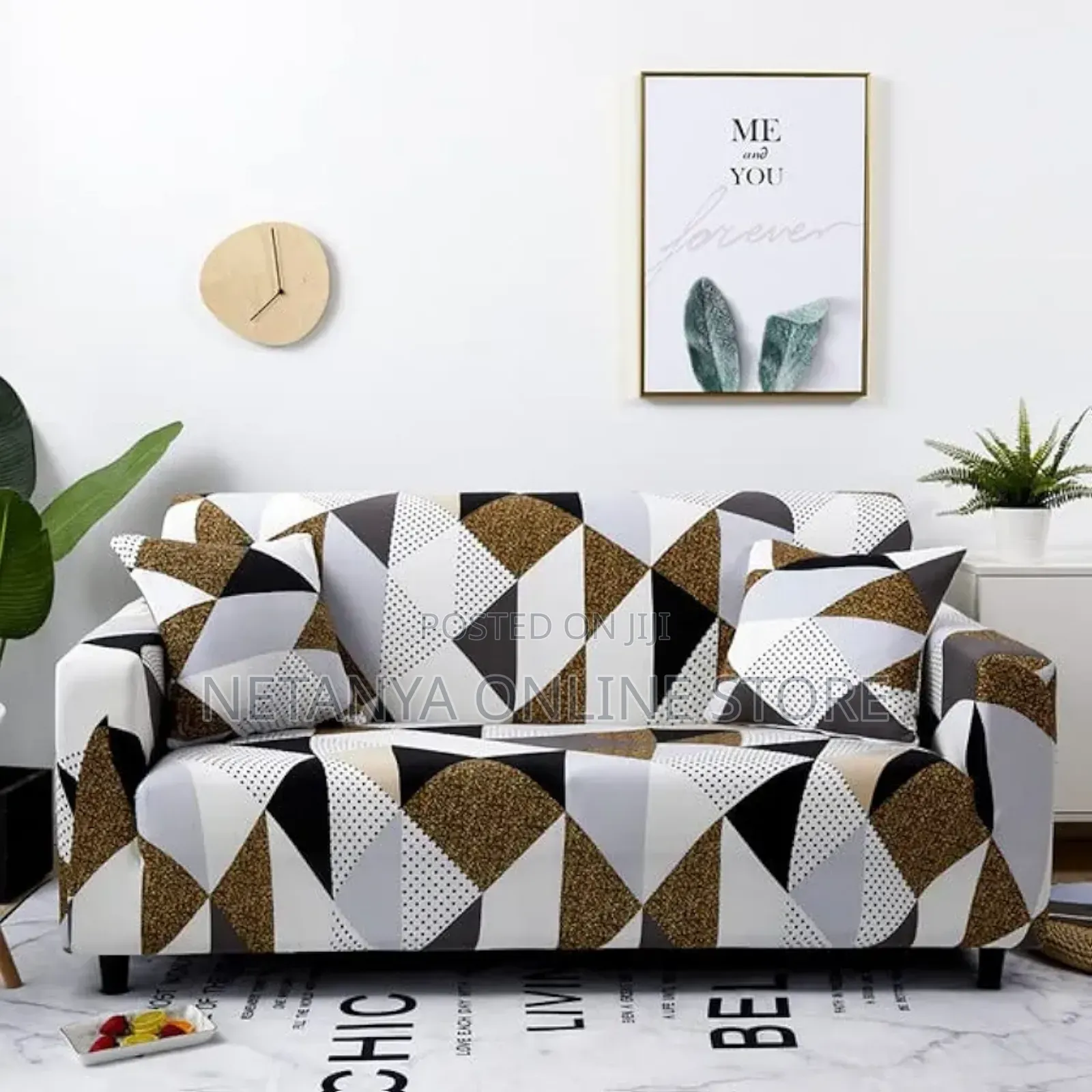 Printed Elastic Sofa Covers