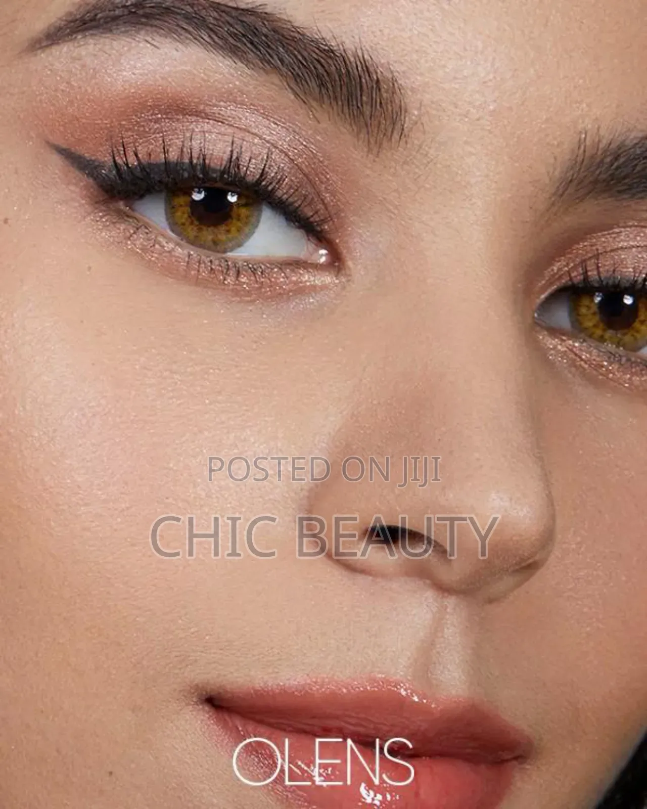 Olens Jennifer Hazel Eye Contact Lenses 1 Month Use 1 Pair