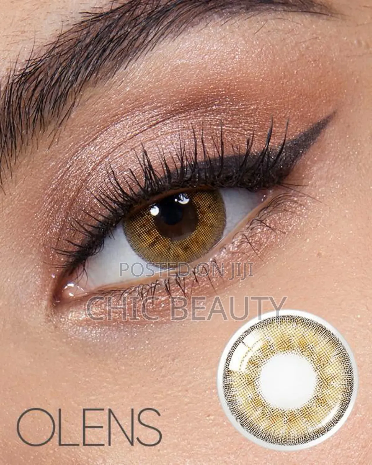 Olens Jennifer Hazel Eye Contact Lenses 1 Month Use 1 Pair