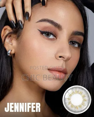 Olens Jennifer Gray Eye Contact Lenses 1 Pair 1 Month Use.