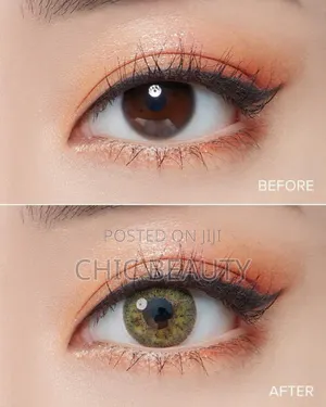 Olens Jennifer Olive Eye Contact Lenses 1 Pair 1 Month Use