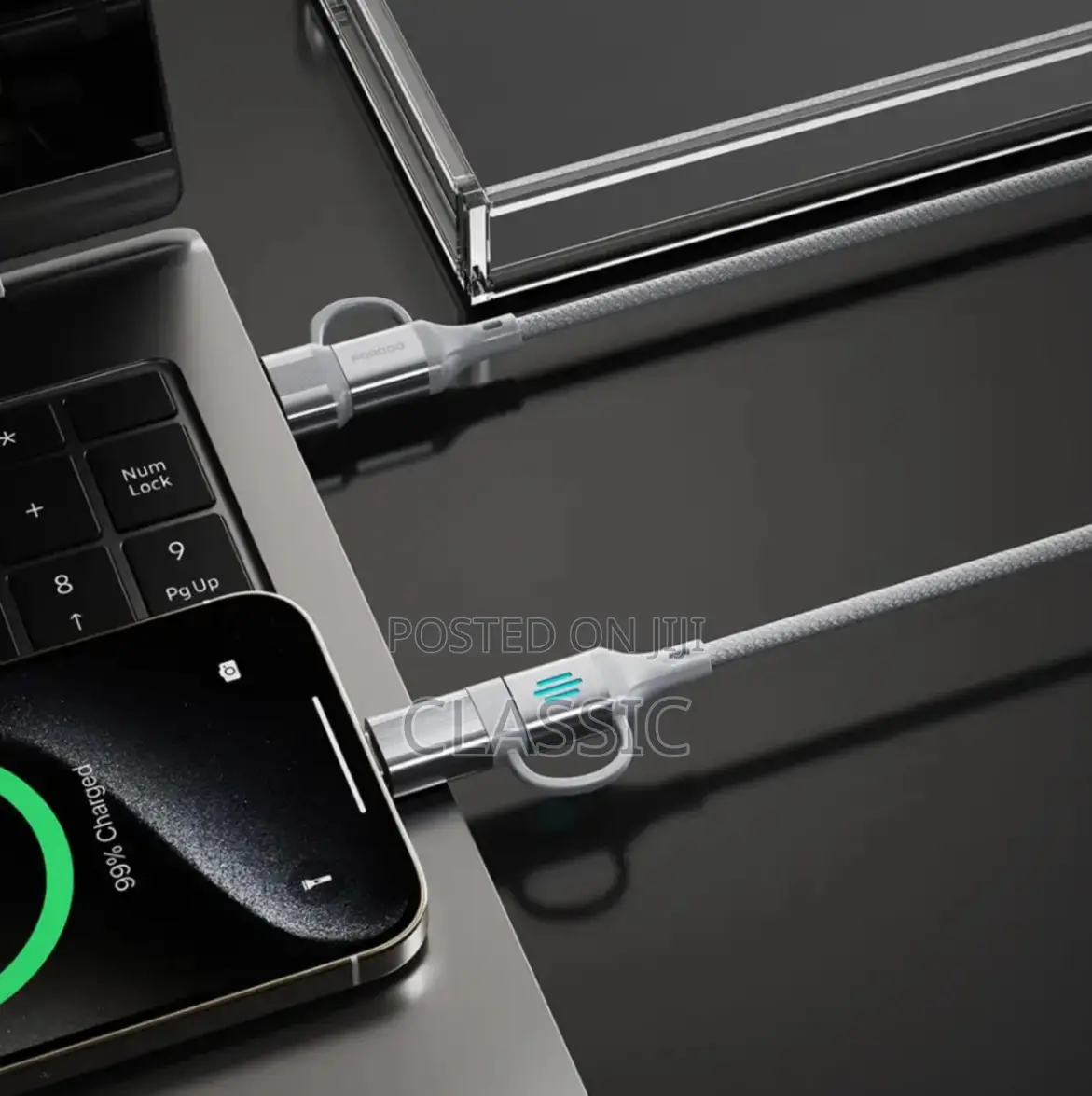 Porodo 4-in-1 High-Speed Charging Cable Pd 240w