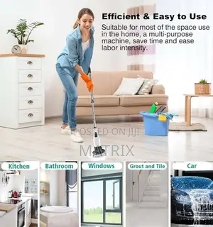 Portable Rechargable Cleaning Brush For Windows Toilet Kitchen Wall