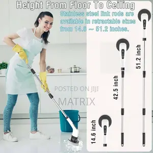 Portable Rechargable Cleaning Brush For Windows Toilet Kitchen Wall