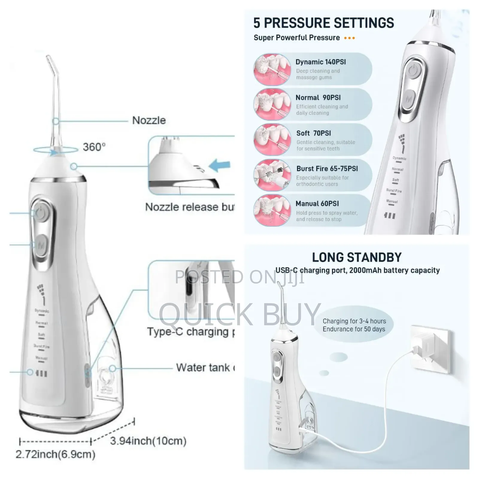 Portabal Intelligent Mouth Washer Flosser