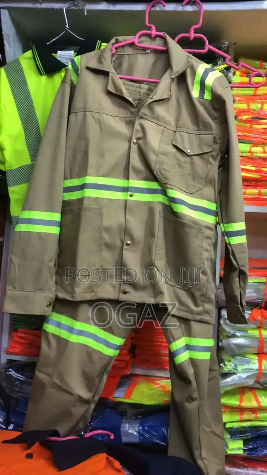 Durable Overall Khaki In Two Piece