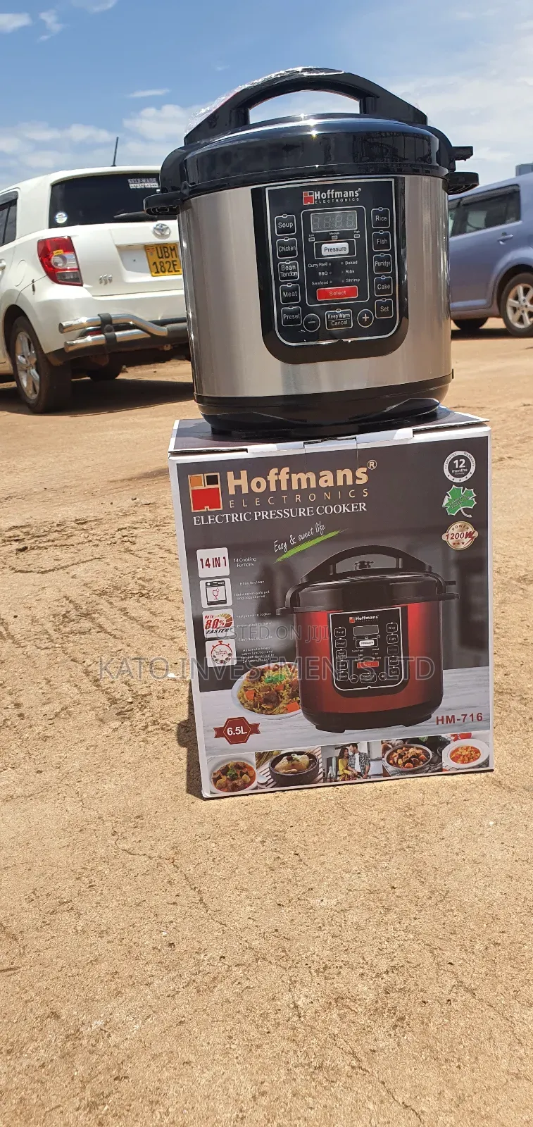 6.5l Hoffmans Pressure Cooker Ceramic