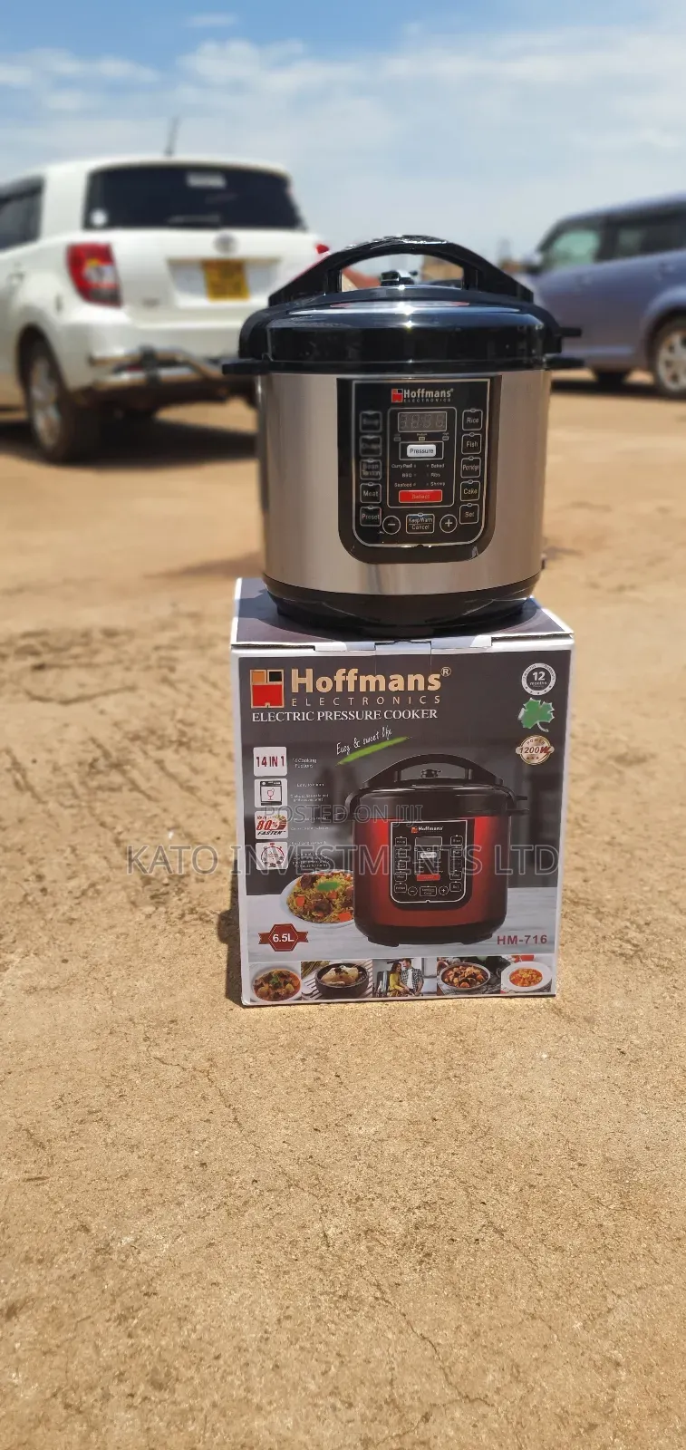 6.5l Hoffmans Pressure Cooker Ceramic