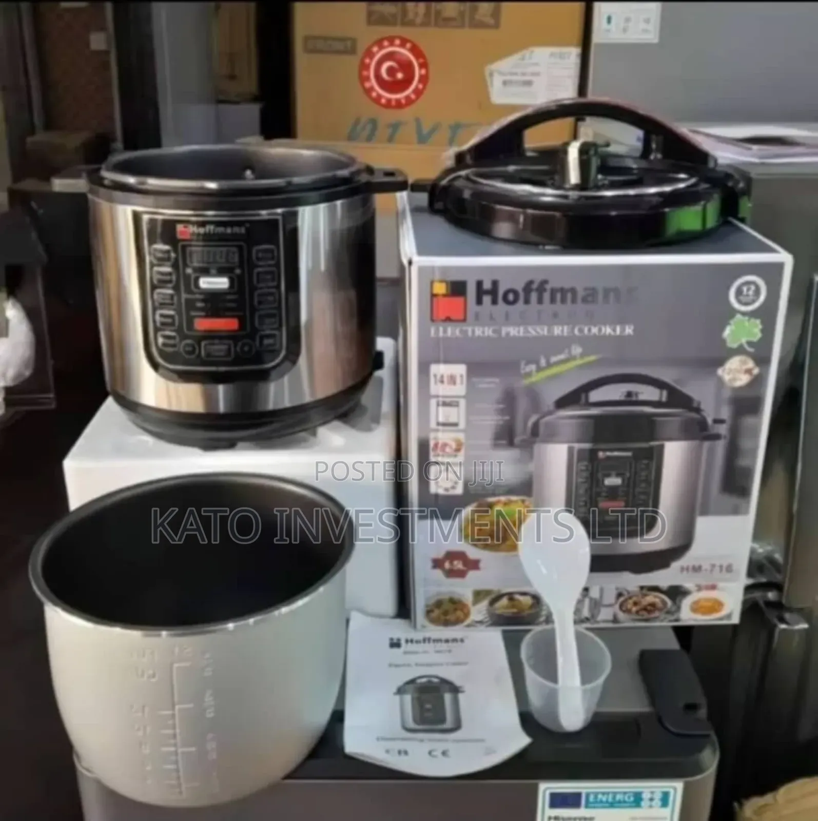 6.5l Hoffmans Pressure Cooker Ceramic