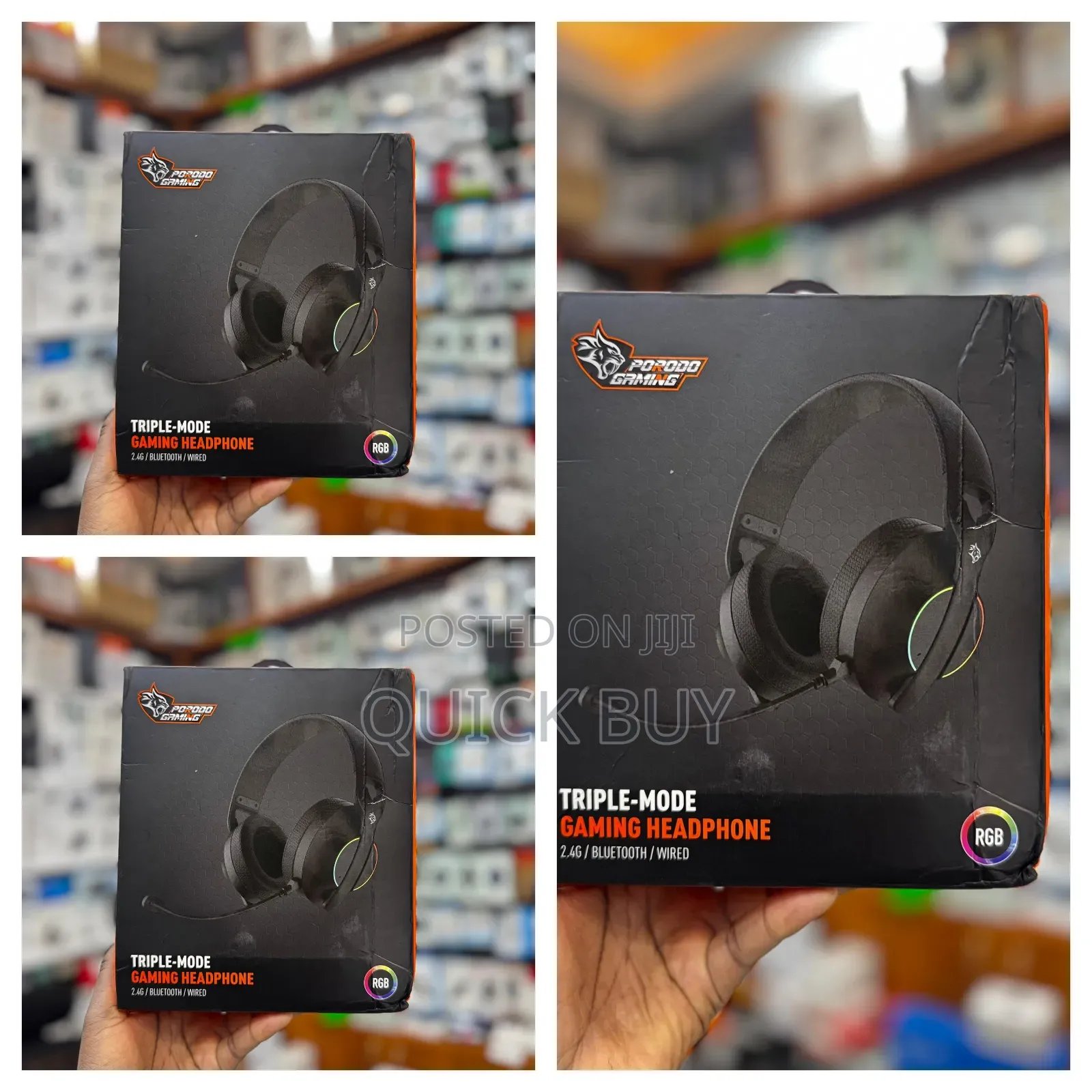 Porodo Gaming Triple-Mode Gaming Headphone