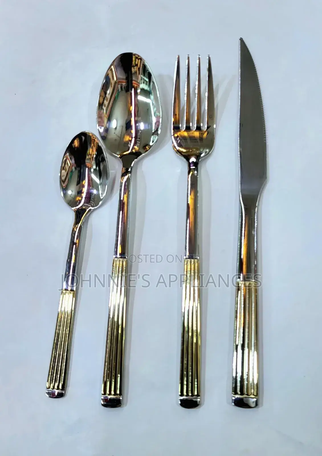 24pics Strong Stainless Steel Cutlery Set