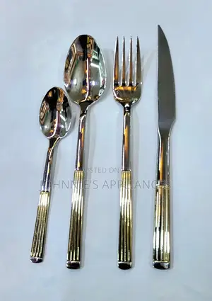 24pics Strong Stainless Steel Cutlery Set