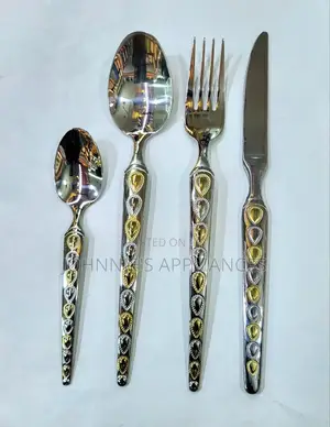 24pics Strong Stainless Steel Cutlery Set