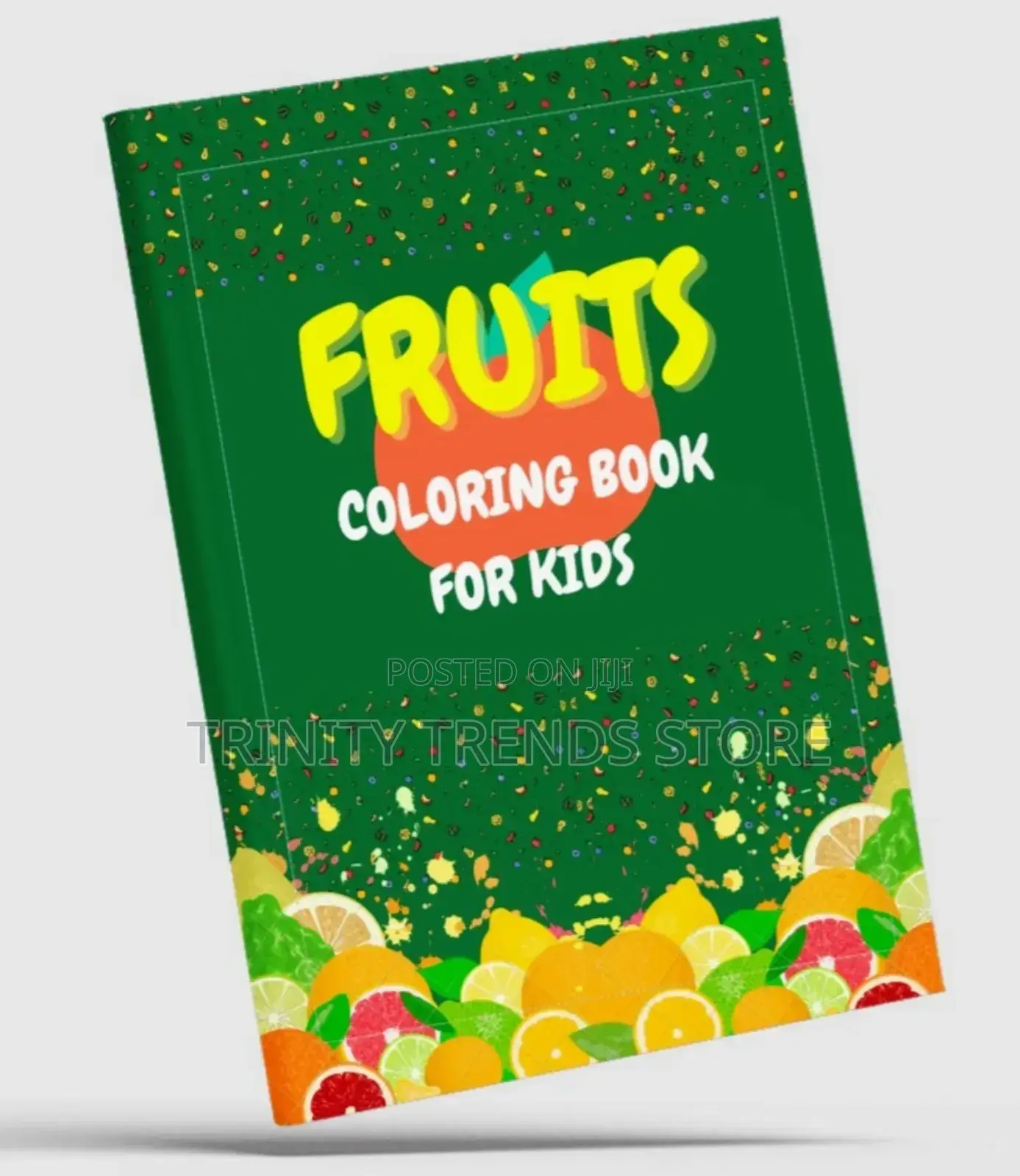 Fruits Coloring Book For Kids