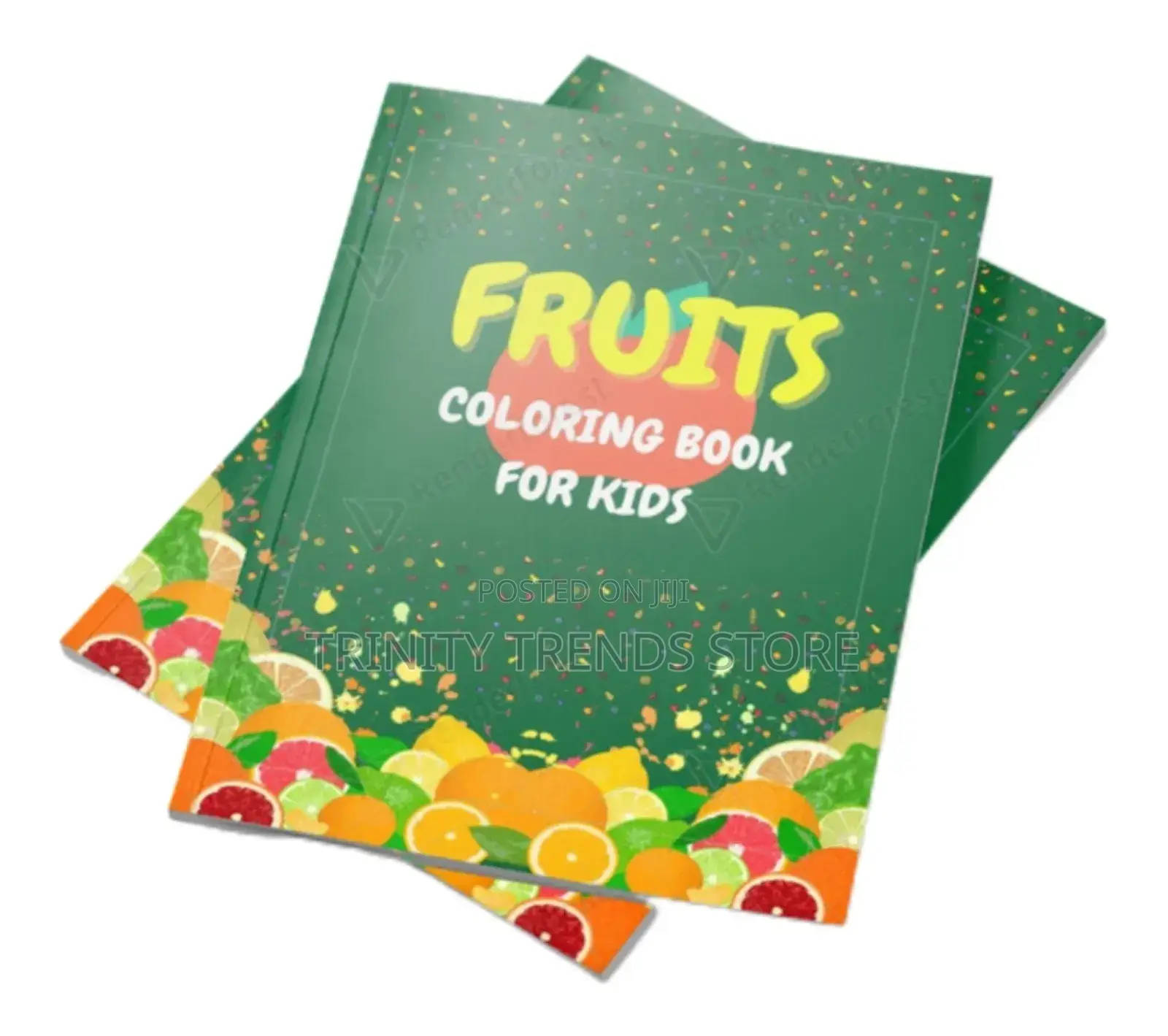 Fruits Coloring Book For Kids