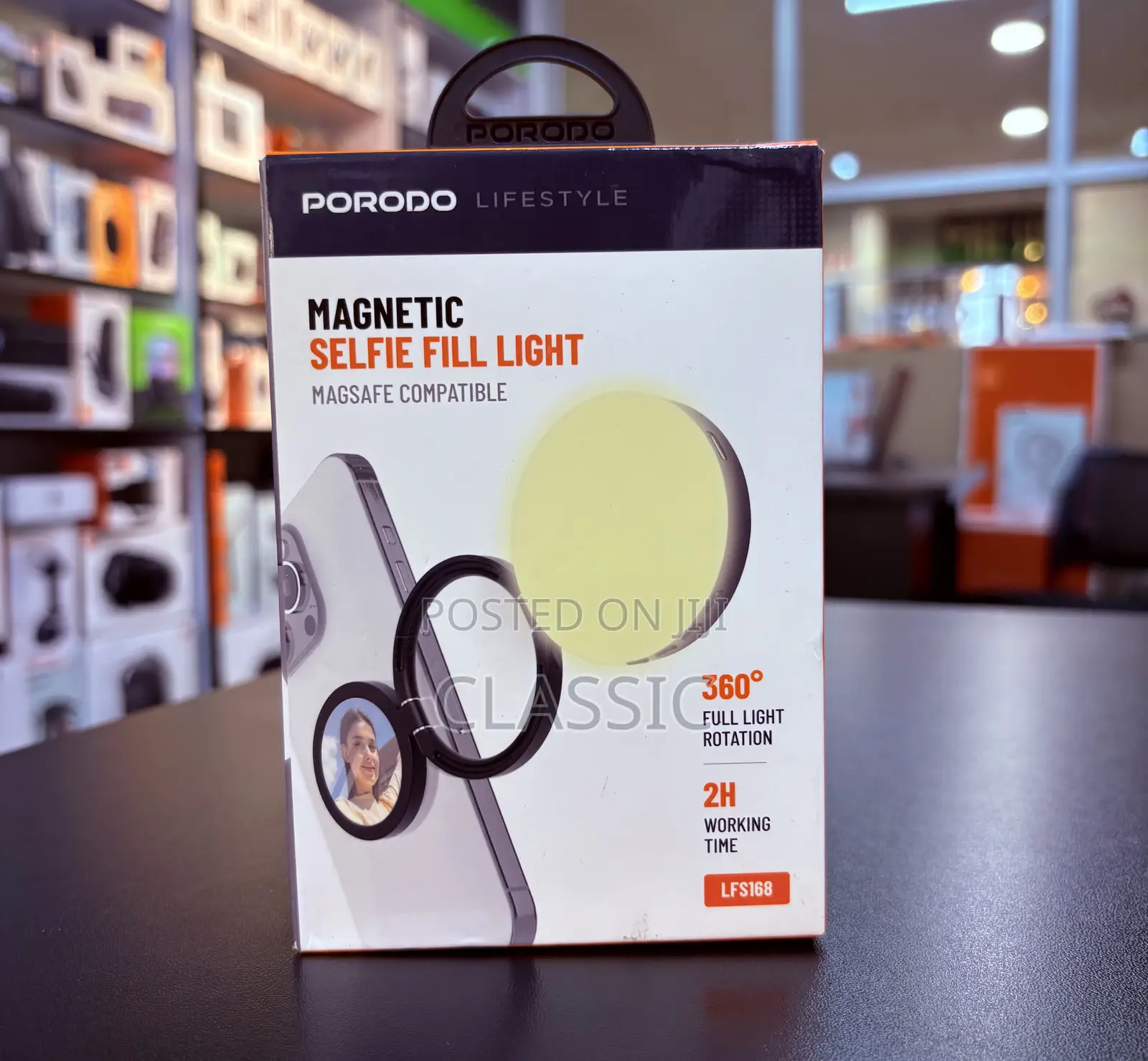 Porodo Lifestyle Magnetic Selfie Fill Light