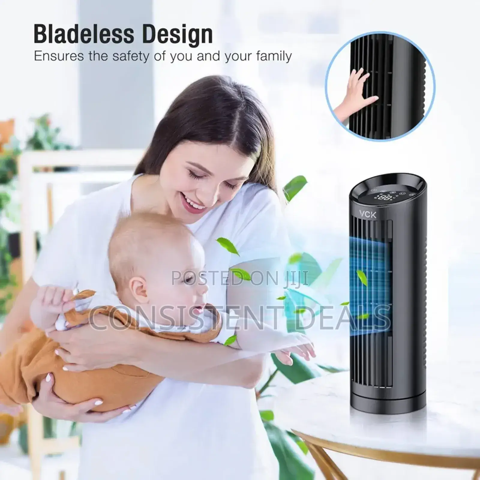 Portable Desk Tower Fan