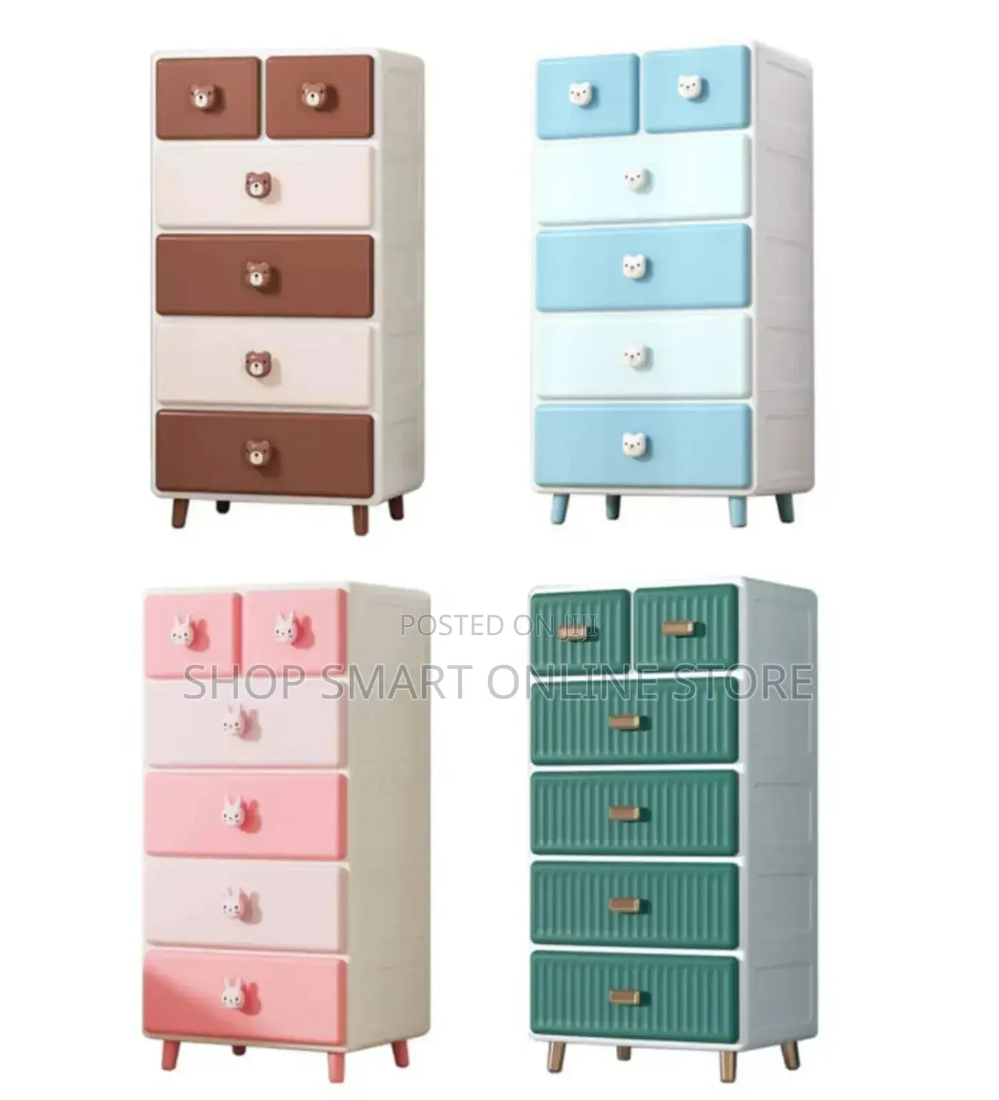Baby Children's Wardrobe Toys Storage Cabinets