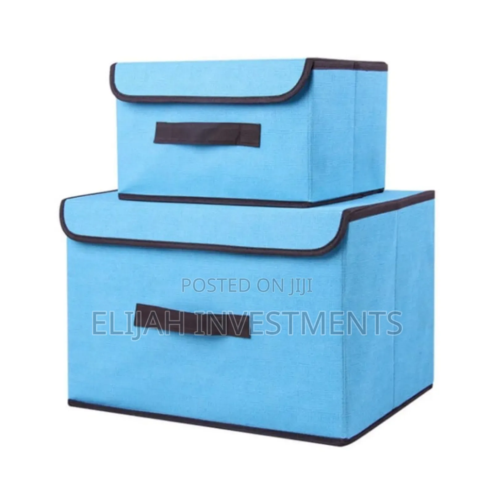 2pcs Foldable Fabric Storage Boxes