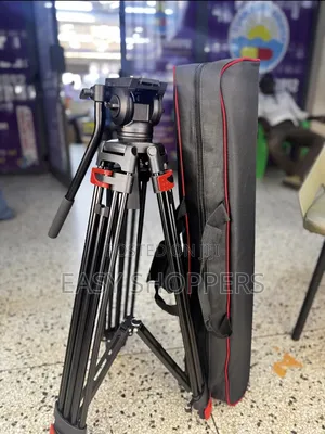 Heavy-Duty Video Camera Tripod Stable Camera Support