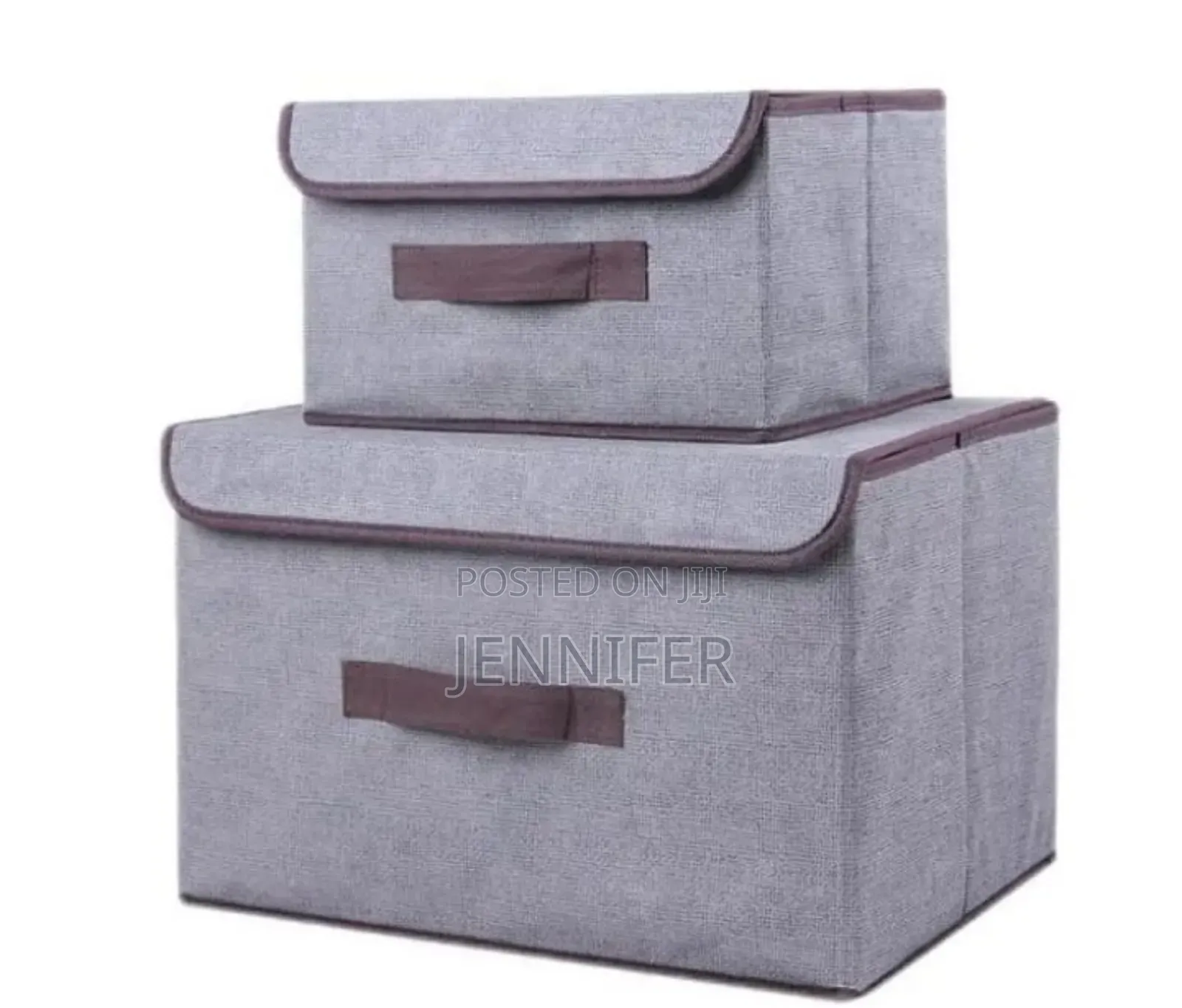2pcs Foldable Fabric Storage Boxes