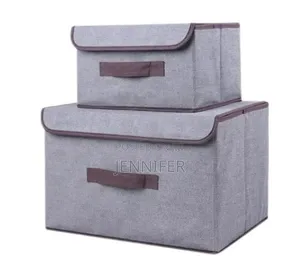 2pcs Foldable Fabric Storage Boxes