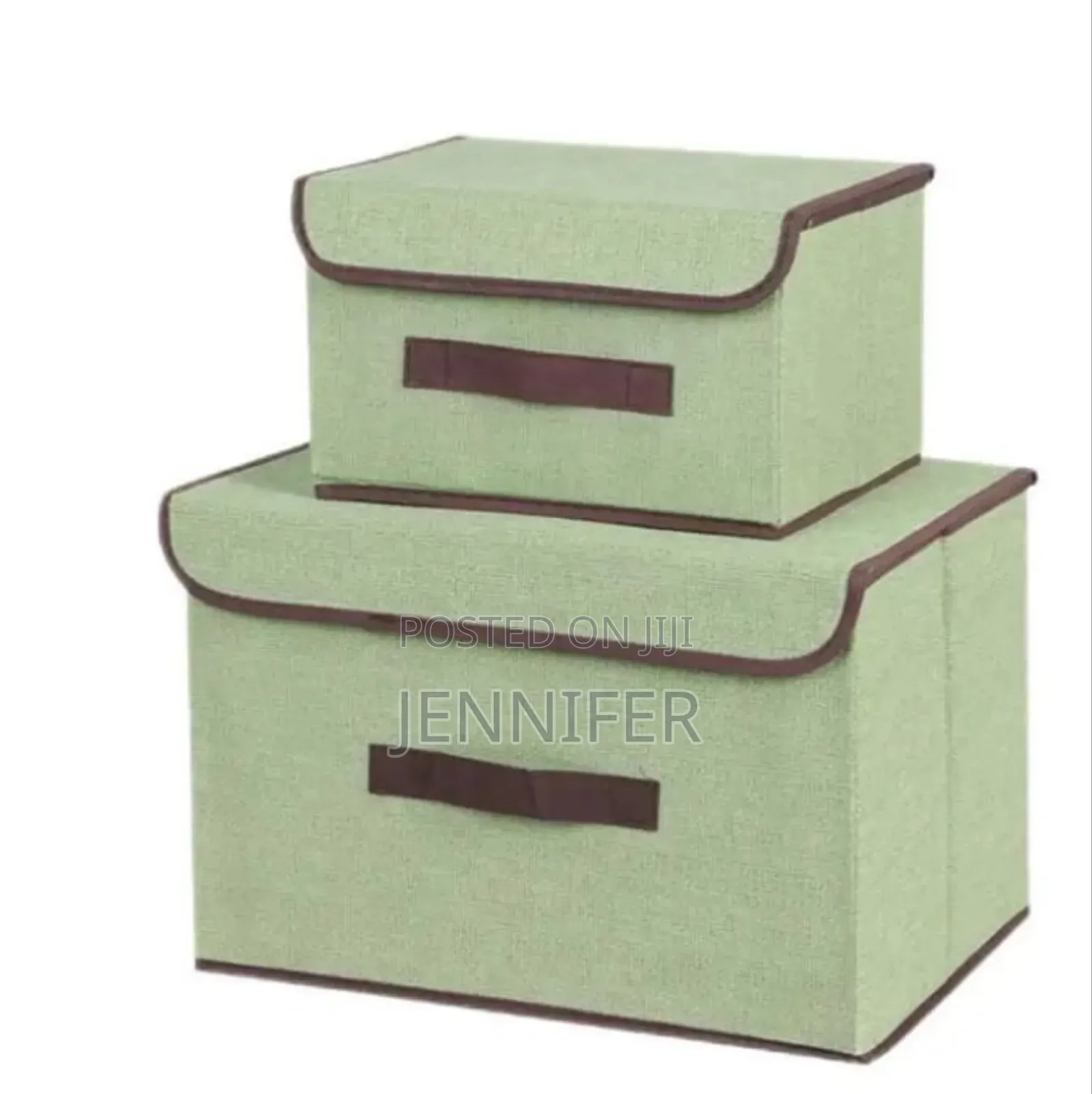 2pcs Foldable Fabric Storage Boxes