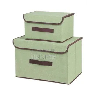 2pcs Foldable Fabric Storage Boxes