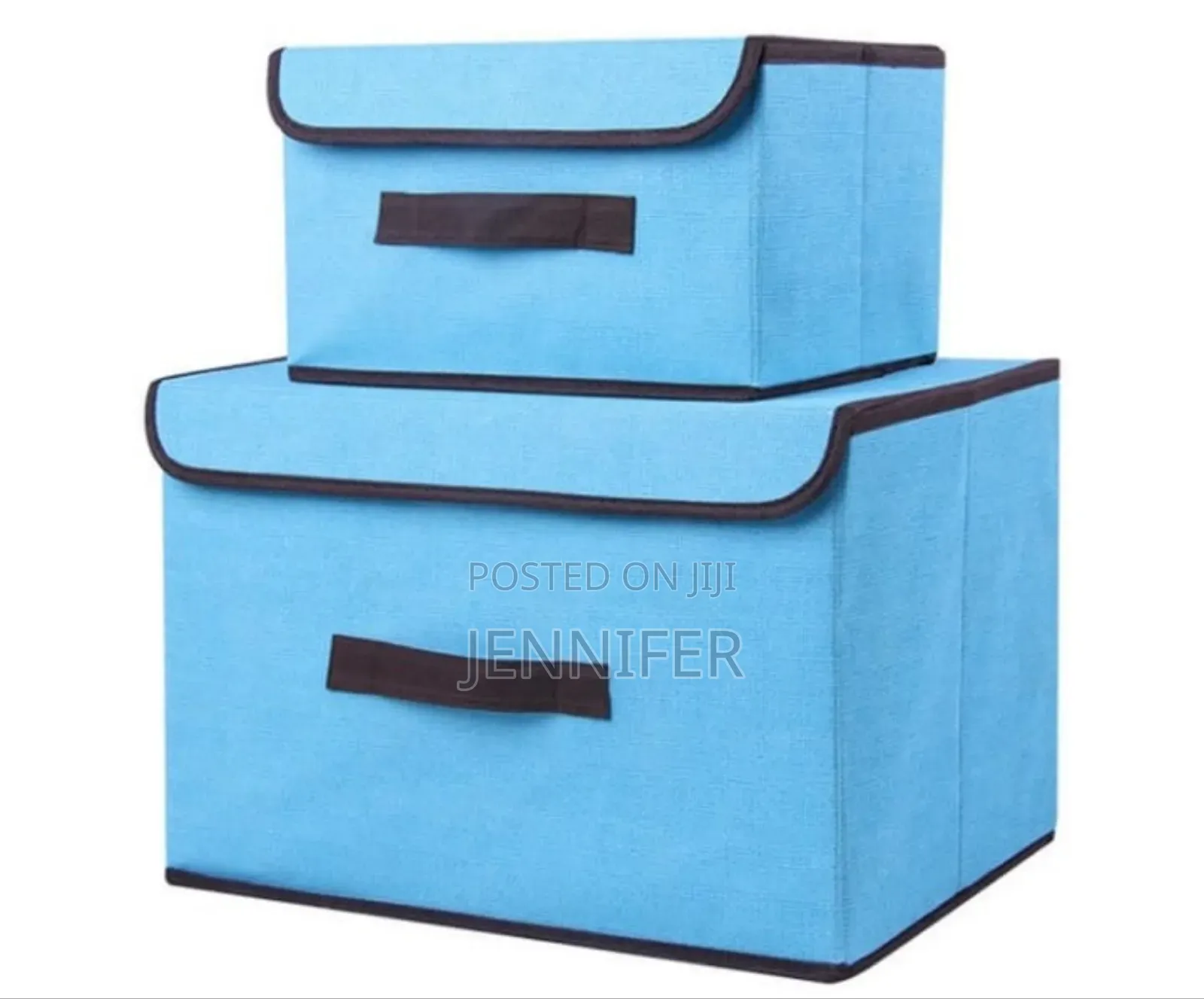 2pcs Foldable Fabric Storage Boxes