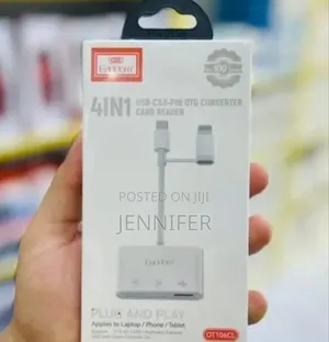 Earldom 4in1 Usb-C 8-Pin Otg Converter Card Reader