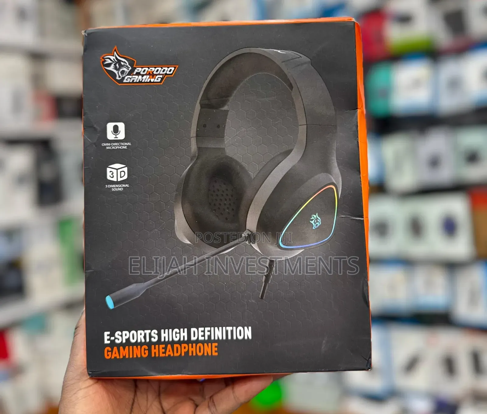 Porodo High Definition RGB Gaming Headphones