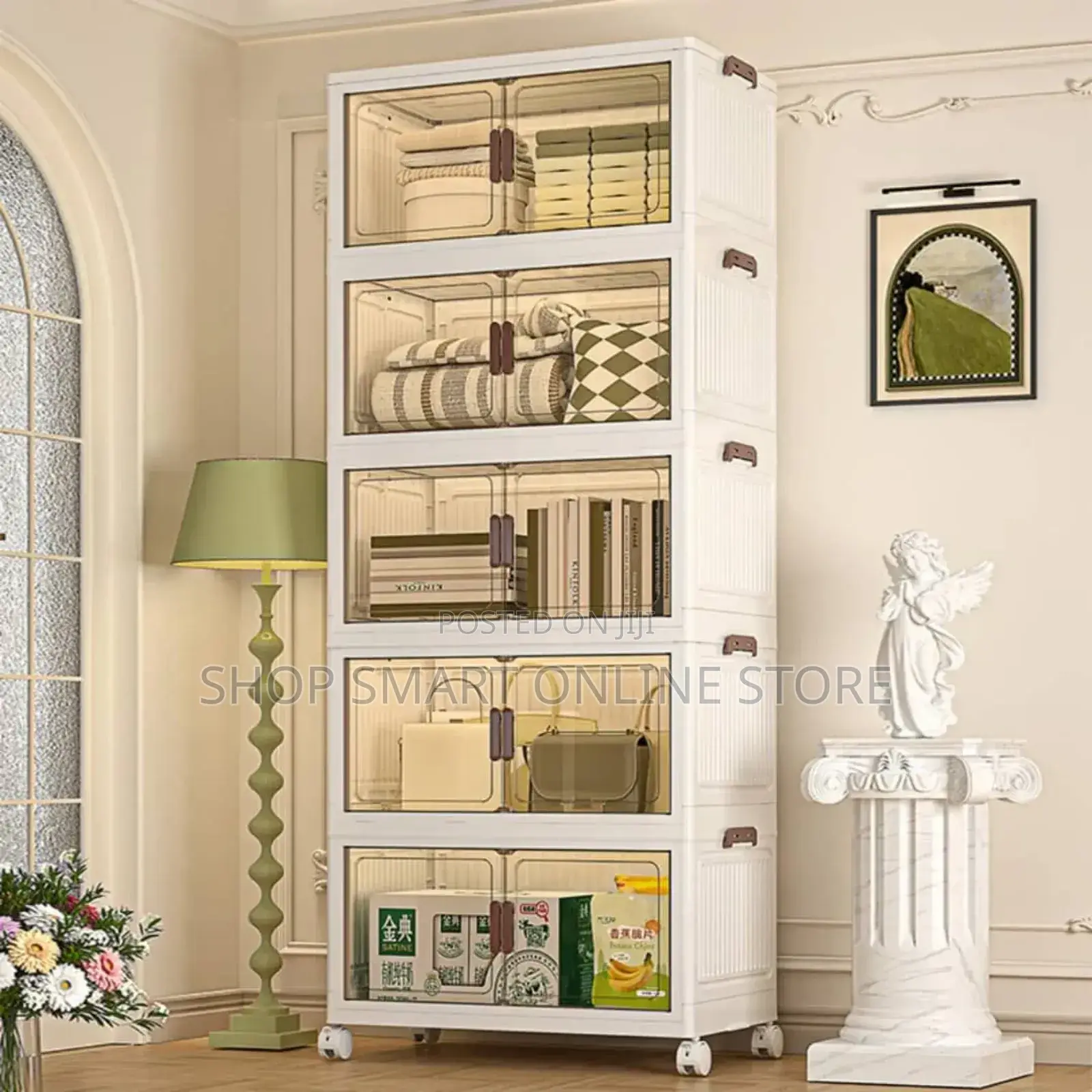Modern Class Clothes Closet Rack Organizer