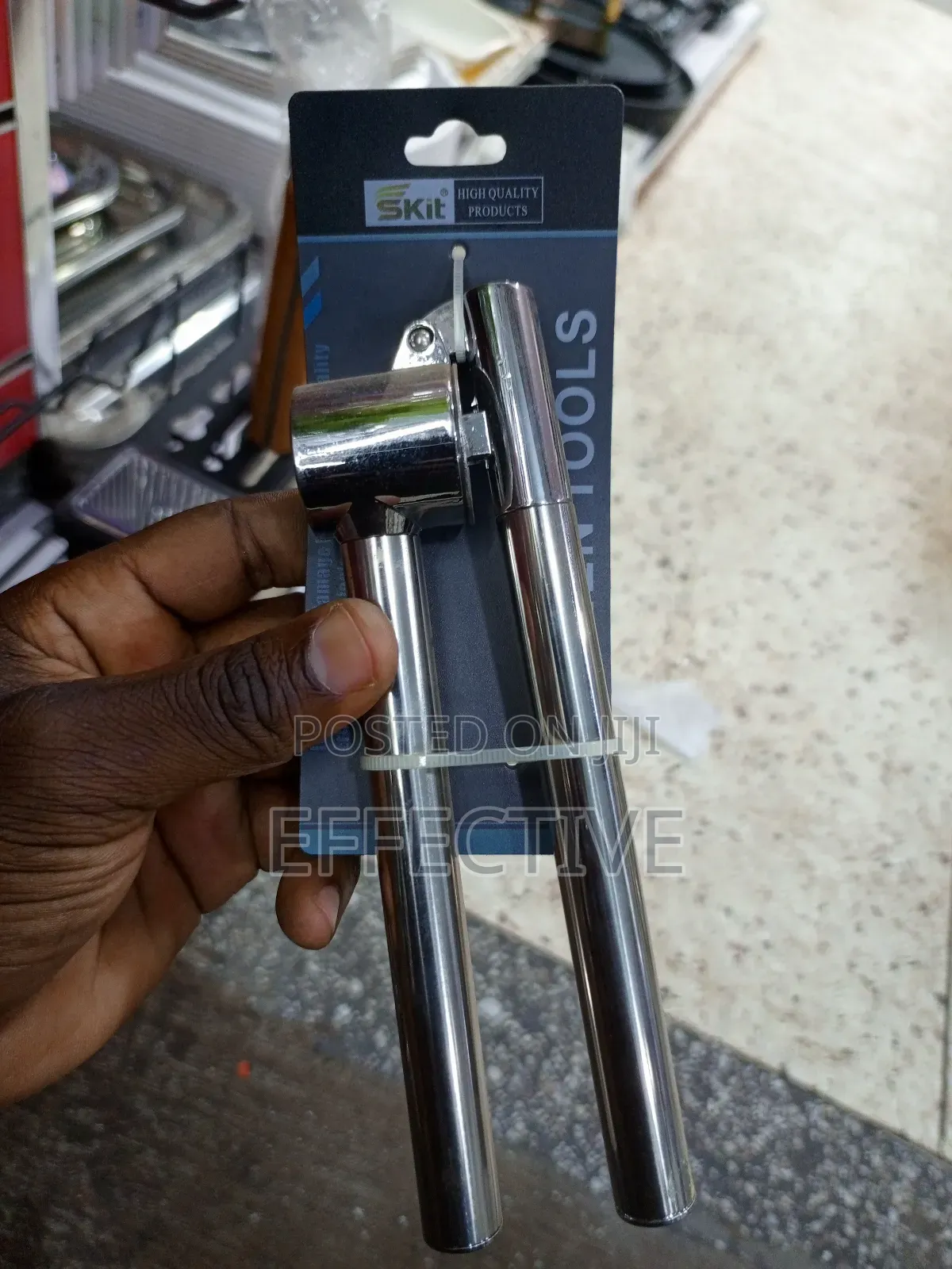 Stainless Steel Garlic Press