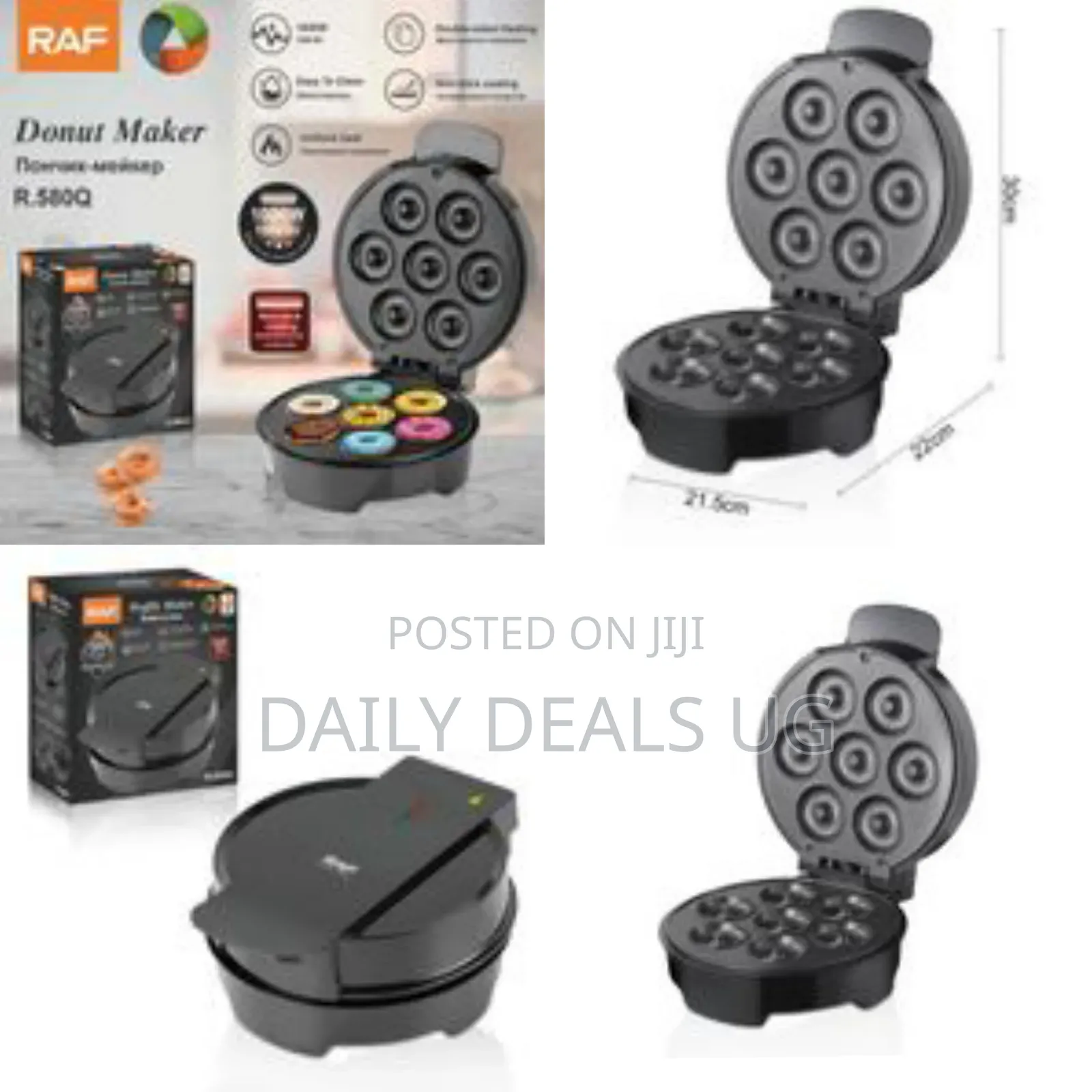 Raf 1 Piece of Round Mini Cookies Breakfast Electric Donut Maker