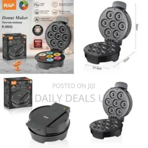 Raf 1 Piece of Round Mini Cookies Breakfast Electric Donut Maker